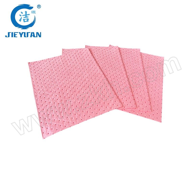 JIEYUAN/洁源 粉色酸性危害品万用吸附片 CP2001X 吸附容量59L 100片 1箱