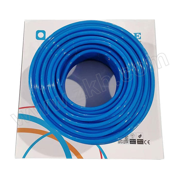 ZKH/震坤行 PU气管 PU0855-100M 蓝色 1卷