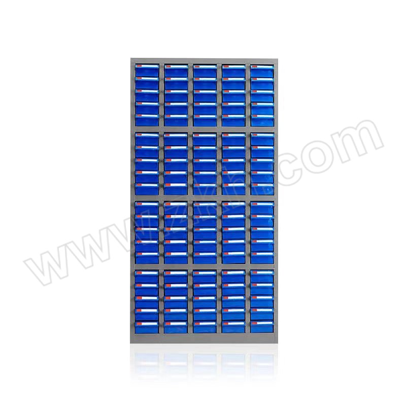 HZJ/华之杰 100抽蓝色无门零件柜 HZJ-LJG26 尺寸650×220×1240mm 1台