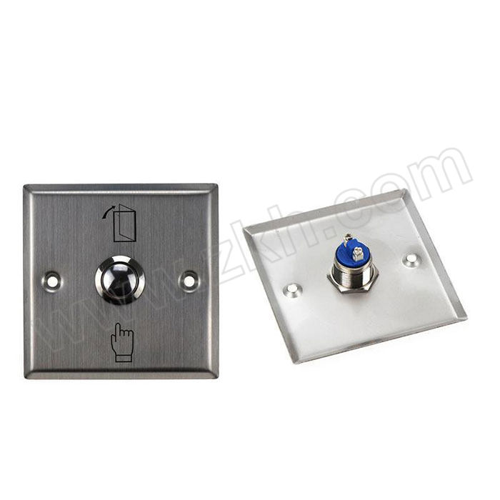 FANJIA/繁佳 不锈钢开关按钮 LZL-银色86×86×20mm 含面板×1+按钮×1 1套