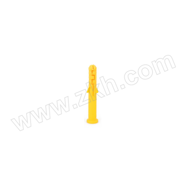 QD/强达螺丝 厂标 小黄鱼塑料膨胀管 黄色 M6×30 1个