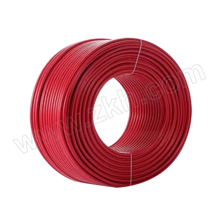 LDX CABLE/绿灯行电缆 WDZ-BYJ(F)-450/750V-1×4 红色 1米 低烟无卤阻燃型单芯硬导体环保型电力电缆
