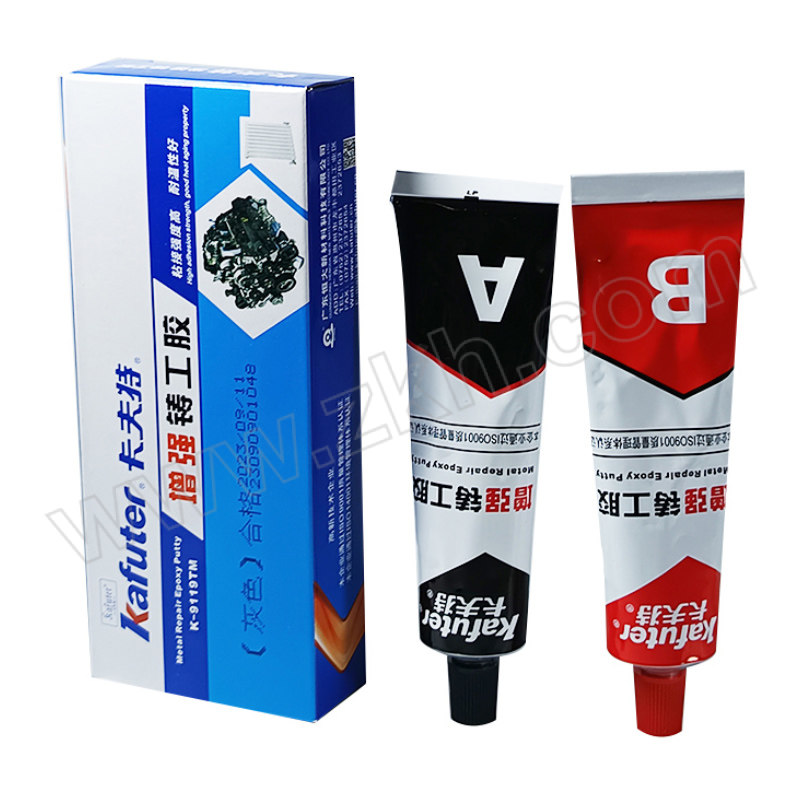 KAFUTER/卡夫特 增强铸工胶 K-9119TM A 50g+B 50g 灰色 1盒