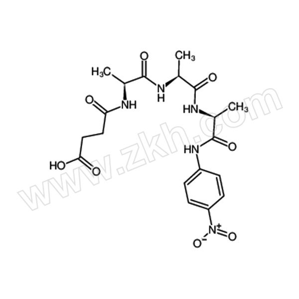 MACKLIN/麦克林 N-琥珀酰-丙氨酸-丙氨酸-丙氨酸-p-硝基苯胺 N923348-500mg CAS号:52299-14-6 0.98 1瓶