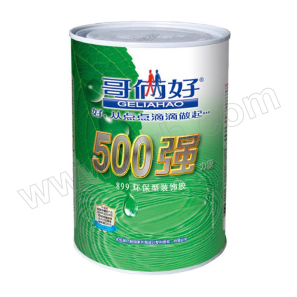 GELIAHAO/哥俩好 500强环保型装饰胶 899 透明浅绿色 500mL 1箱