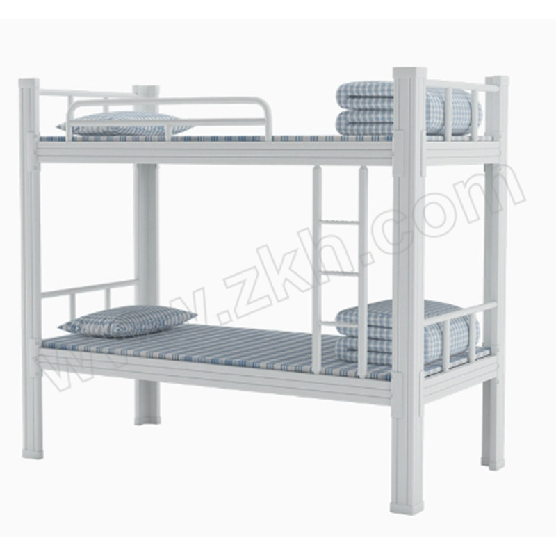SHUANGXIN/双信 宿舍型材上下铺含八公分床垫 XX-XCS-900-8Z 尺寸2000×900×1800mm 灰白色 1张