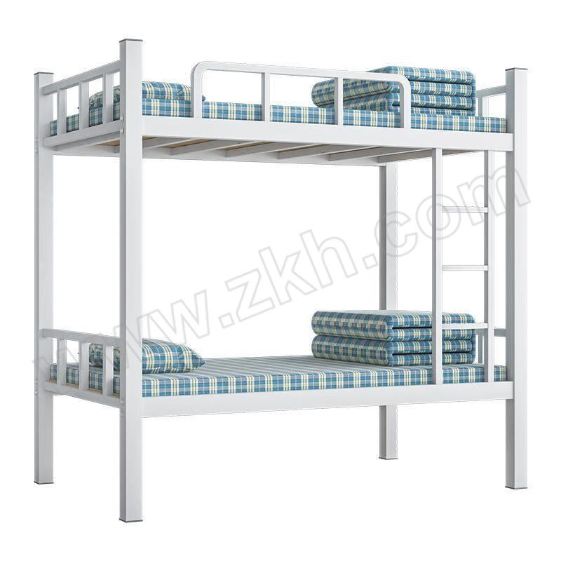 SHUANGXIN/双信 宿舍型材上下铺含八公分床垫 XX-XCS-900-8Z 尺寸2000×900×1800mm 灰白色 1张