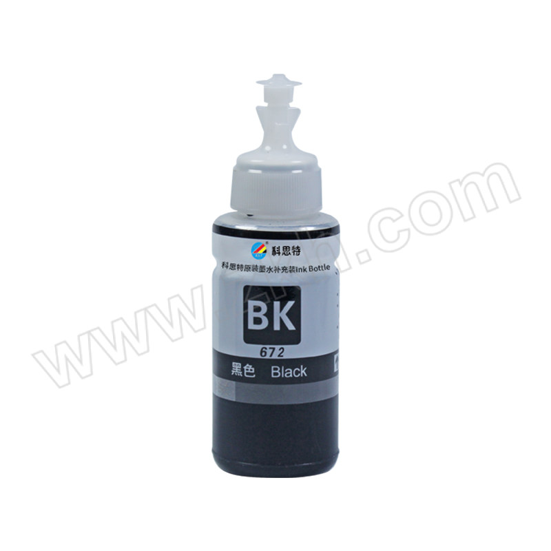 KST/科思特 墨水 6721 BK 70mL 黑色 适用爱普生EPSON L360 L310 L380 L383 L130 L1300 L566 M101 L551墨仓式打印机 1支