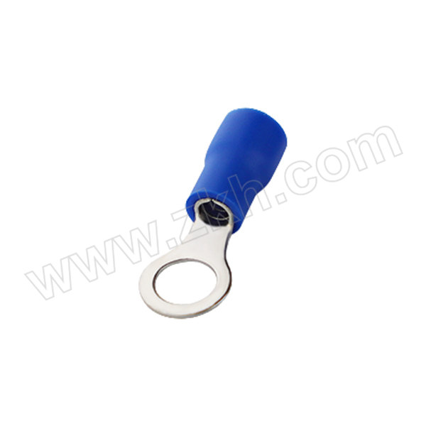ZHONGLIAN/中连 PVC圆形冷压端子 2-4S 蓝色 适用线规16~14AWG 适用1.5~2.5mm² 1包