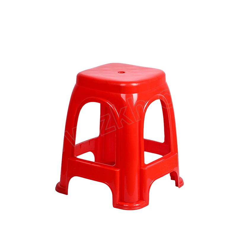 FANJIA/繁佳 家用加厚塑料凳子 GYJ-红色 410×326×480mm 1张