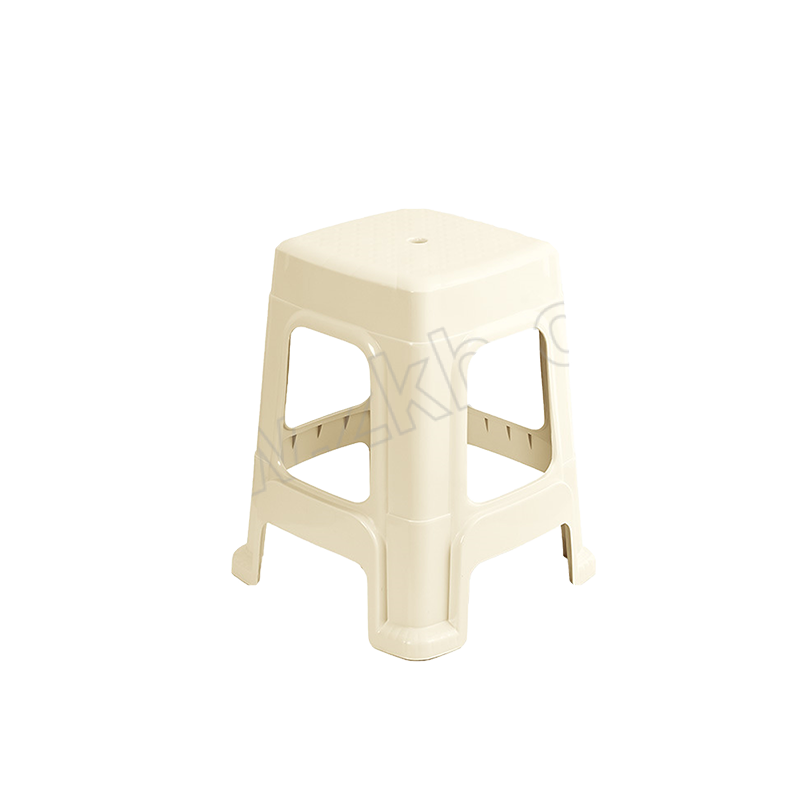 FANJIA/繁佳 加厚家用塑料凳子 GYJ-卡其色 380×290×470mm 1张