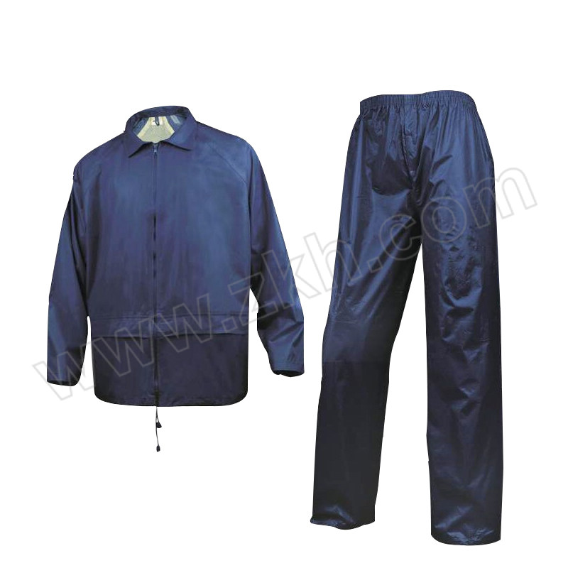 DELTA/代尔塔 EN400分体式涤纶雨衣套装 407003 XL 藏青色(MA) 1件
