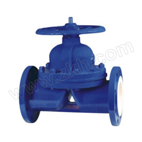 JIANENG/加能 铸钢衬氟隔膜阀 G41F46-10C-DN125 法兰连接 适用温度150℃ 1台