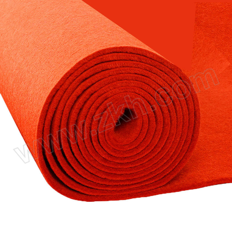 BG/彬固 一次性迎宾展会拉绒地毯 JJ015 长10m 宽4m 红色 厚约5.5mm 1卷