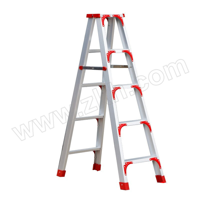 LIANGONG/链工 折叠梯子双侧梯工程梯 1.5米高红加厚加固款 载重200kg 梯子高度1500mm 工作高度1410mm 1件