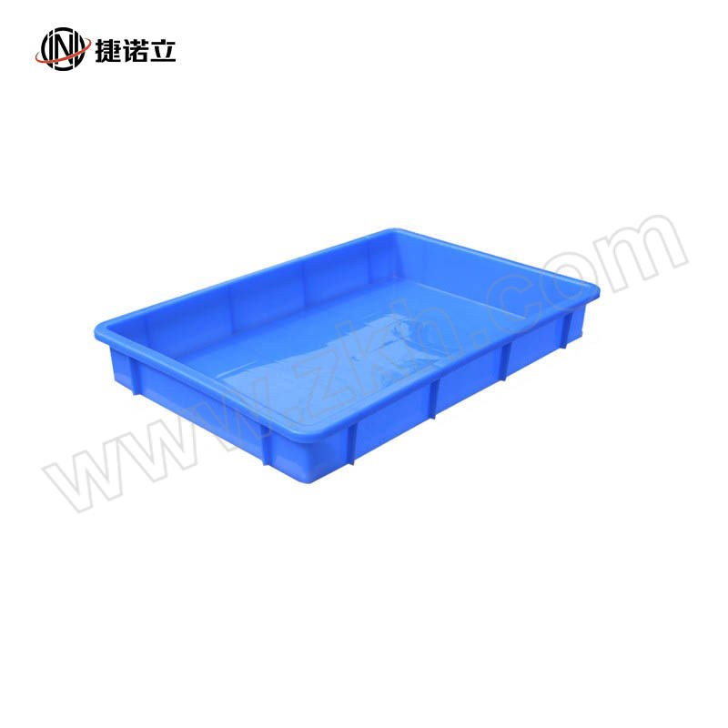 JIENUOLI/捷诺立 长方形塑料盒子 3#方盘565×375×80蓝色 1个