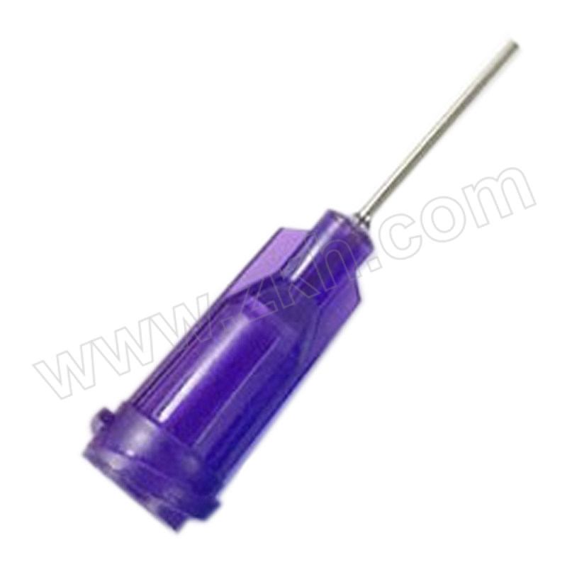 ICEY/冰禹 BJY-16系列塑座不锈钢点胶针头 紫色 管长13mm 21G 内径0.51mm 100个 1包