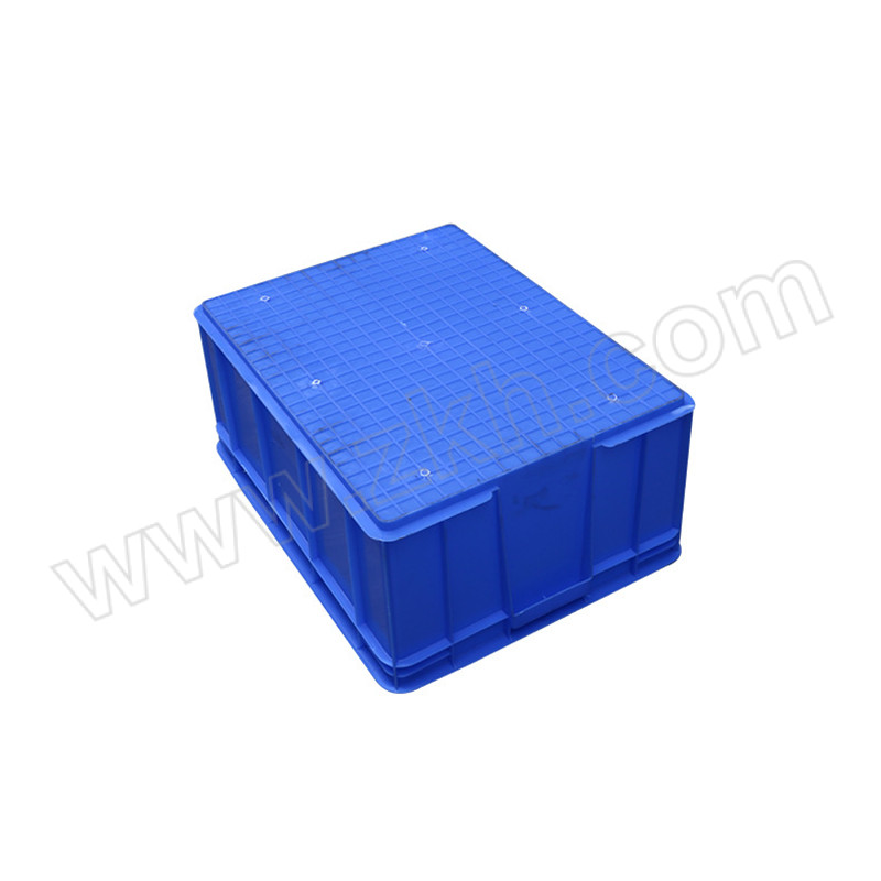 JIENUOLI/捷诺立 塑料周转箱 600mm×490mm×295mm蓝色 1个