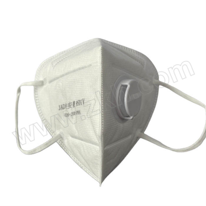 JAD/健安德 自吸过滤式防颗粒物呼吸器 9501V KN95 耳戴式 带阀 25只 1盒