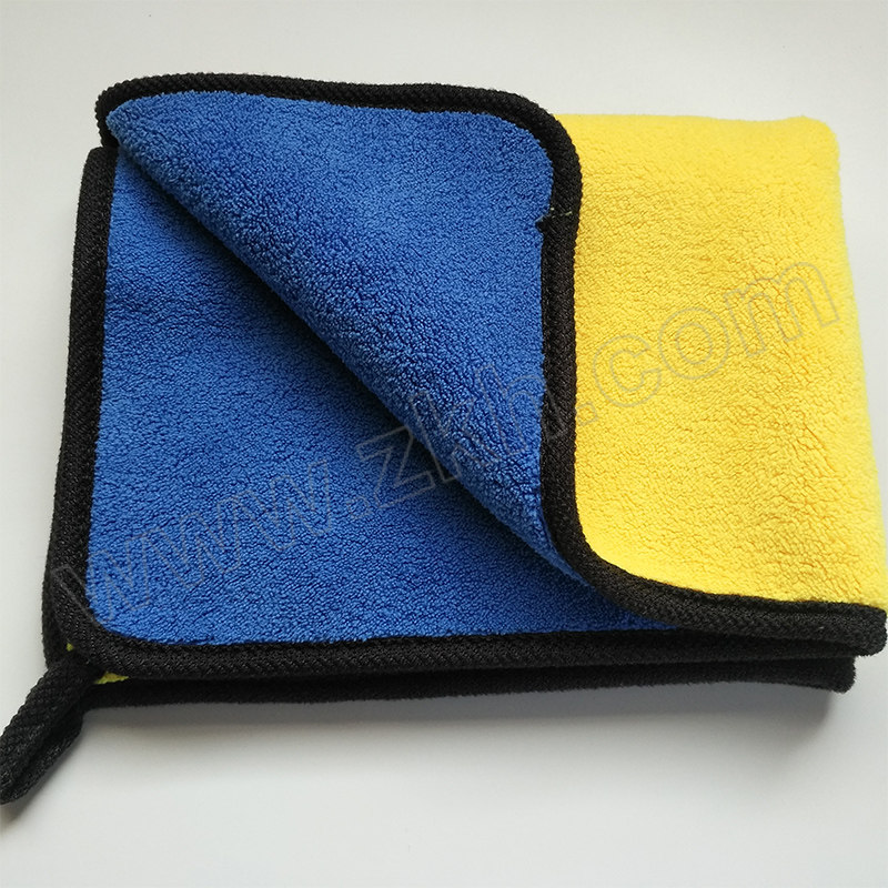 MINYIN/敏胤 高密双层双色珊瑚绒抹布 M4060 40×60cm 颜色随机(紫色 蓝色 黄色 粉色 绿色) 1片