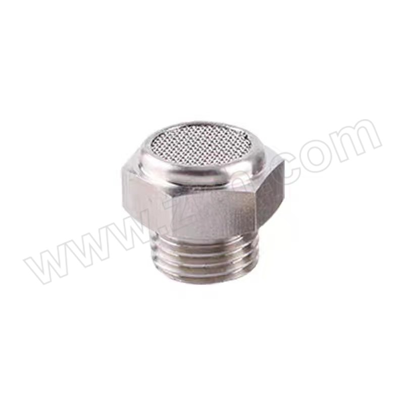 STARMOOM/星摩 不锈钢气动平头消音器 STM-PP-001676T G1/2 材质316 1个