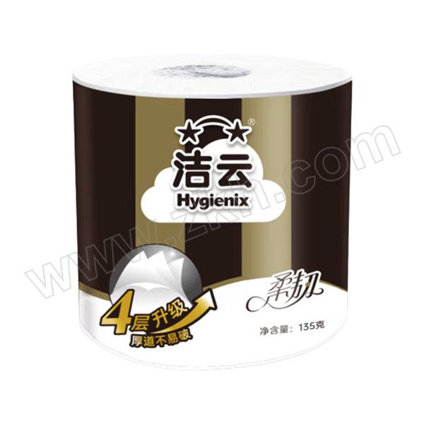 HYGIENIX/洁云 有芯卷纸 11263901 114×100mm 135g×12卷 1提