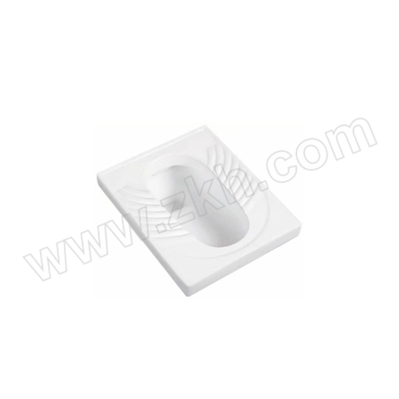 YJGH/咏基歌航 蹲便器 DBQ-5544 带弯前排出水 入地式安装 内设地去水S弯管 1个