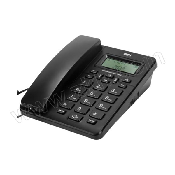 DELI/得力 电话机 13606 黑色 1台