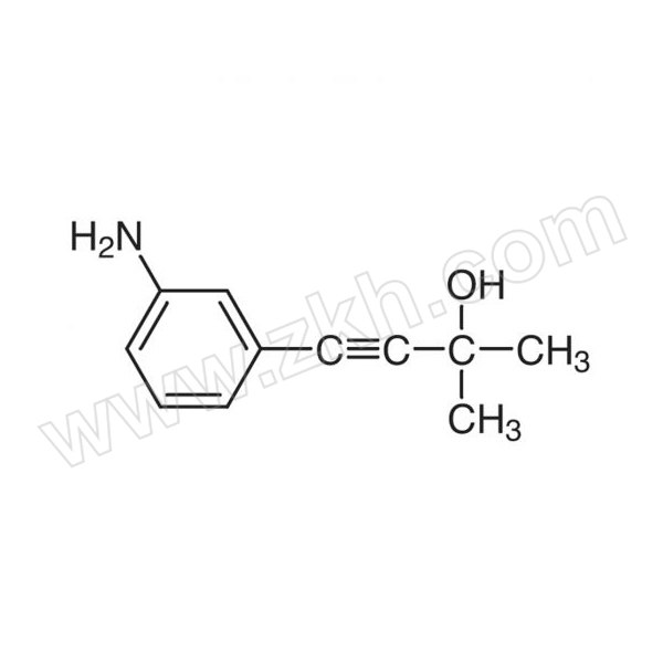 ALADDIN/阿拉丁 4-(3-氨苯基)-2-甲基-3-丁炔-2-醇 A151680-1g CAS号69088-96-6 规格＞98%(HPLC) 1瓶