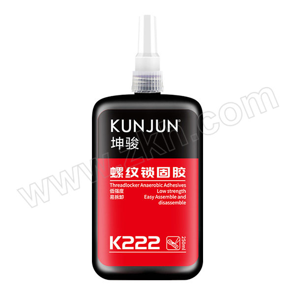 KUNJUN/坤骏 螺纹锁固胶 K222-紫色 250mL 1瓶