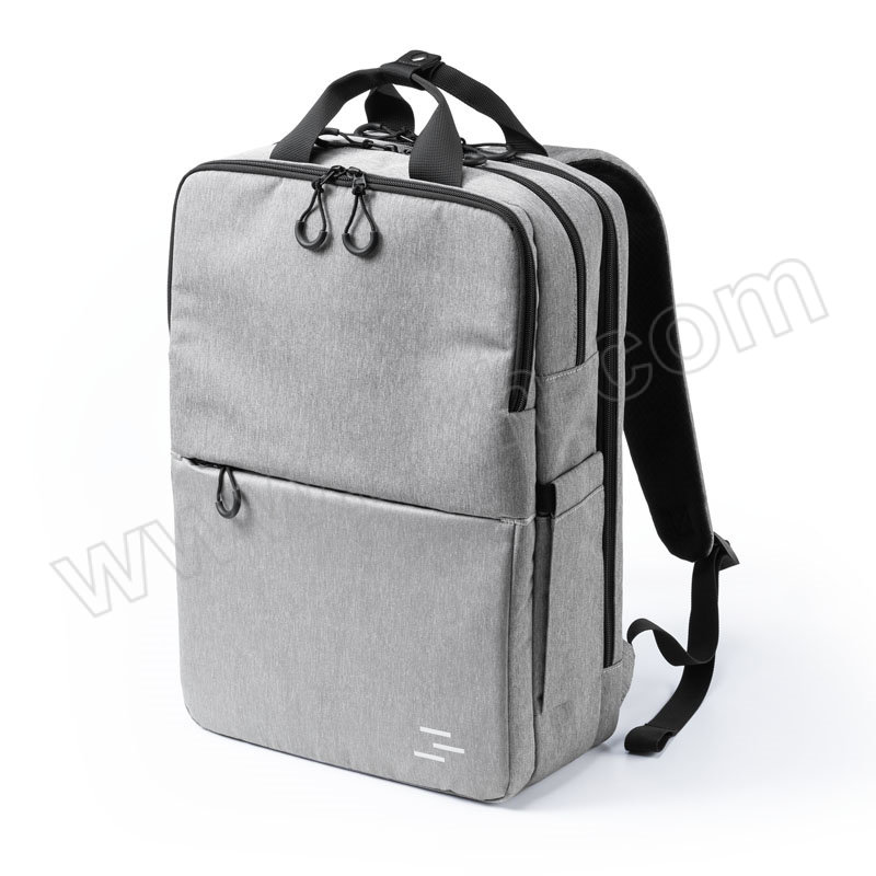 SANWA/山业 商务休闲立体双肩电脑包 BAG-BPC9GY 16" 灰色 1个