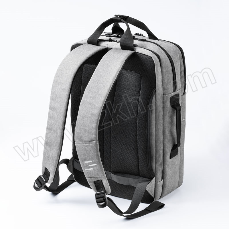 SANWA/山业 商务休闲立体双肩电脑包 BAG-BPC9GY 16" 灰色 1个
