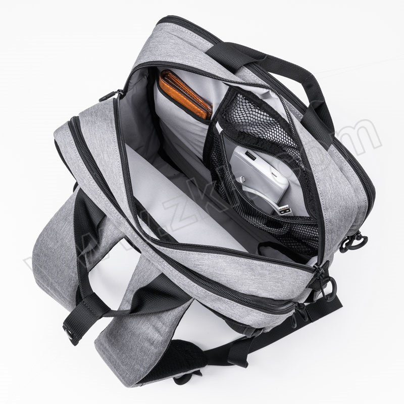 SANWA/山业 商务休闲立体双肩电脑包 BAG-BPC9GY 16" 灰色 1个