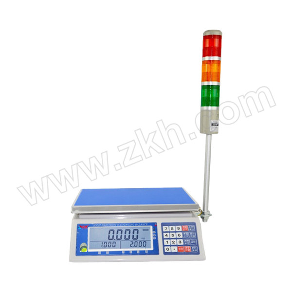 ANHENG/安衡 计数计重桌秤 AHD+L-1.5kg/0.05g 带三色报警灯 台面尺寸230×290mm 台面材质不锈钢秤盘+ABS塑料秤盘 1台