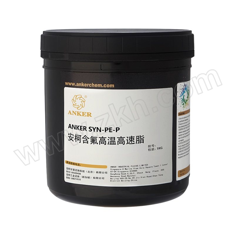 ANKER/安柯 含氟高温高速脂 Anker SYN-PE-P 1kg 1桶