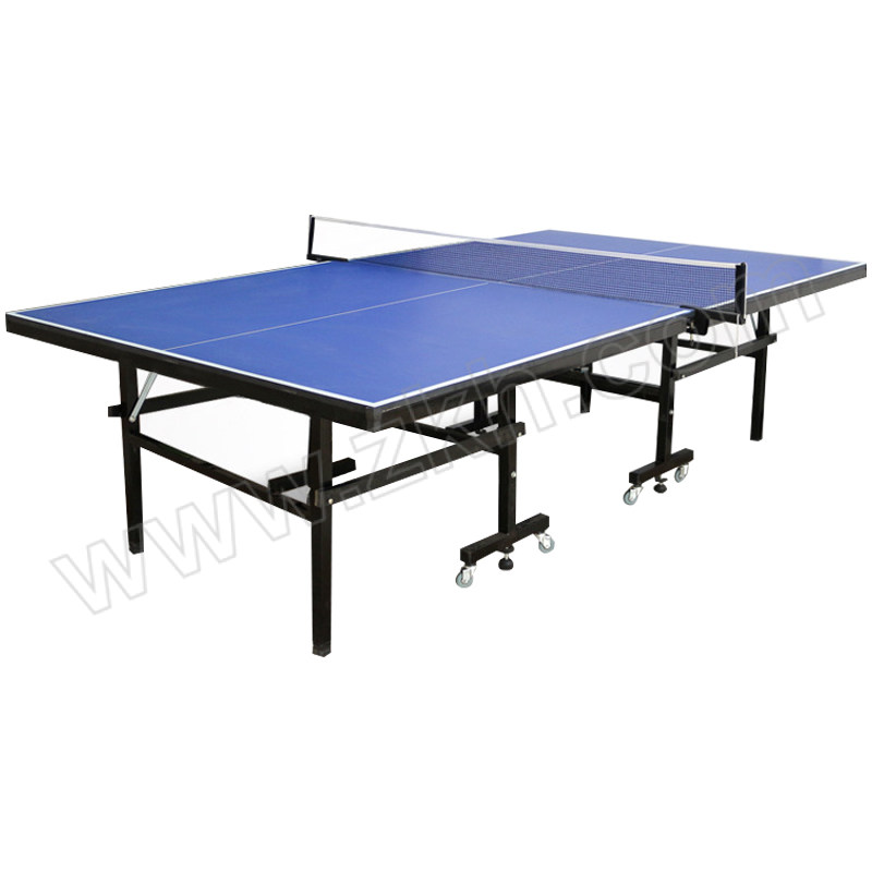 FANJIA/繁佳 折叠式可移动乒乓球台桌腿带轮 LZL-台面厚度16mm-2740×1525×760mm 桌子×1+乒乓球拍×2+乒乓球×4+护腕×2 1套