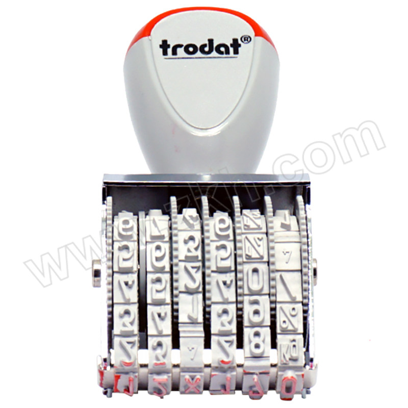 TRODAT/卓达 6位号码机 1546 空白印迹 搭配印台使用 1个
