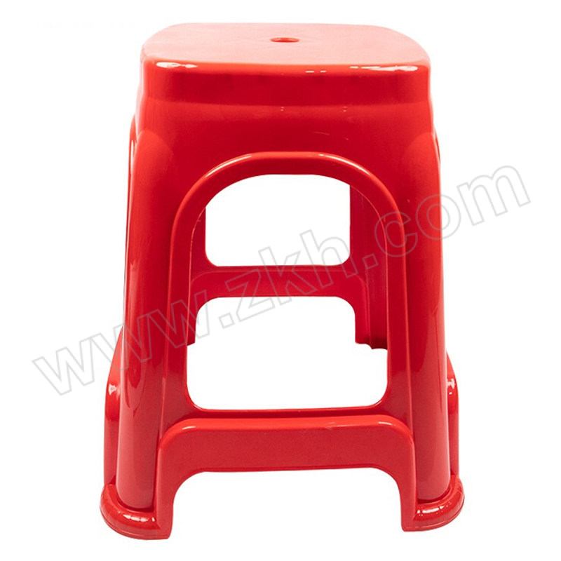 ICEY/冰禹 BYA-371系列塑料方凳 红色 高440mm 1个