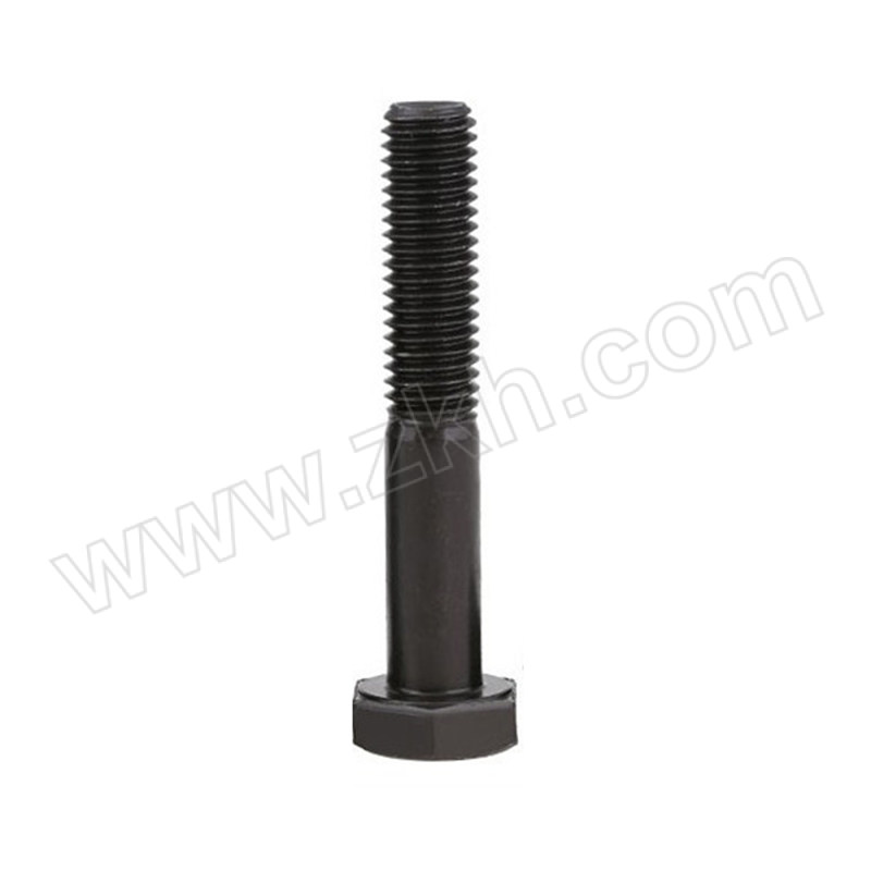 JIENUOLI/捷诺立 12.9级高强度外六角螺栓 M12×65mm 半牙 发黑 1包