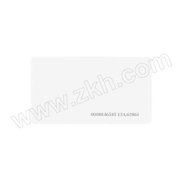 ZHUOHUA/灼华 ID卡 带芯片白卡 工作频率125KHz 1张