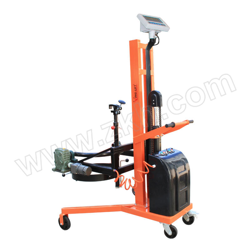 YINGLIFT/鹰力 半电动直角支腿翻转车(带电子称重) DTF300-1 载重300kg 提升高度1100mm 1台