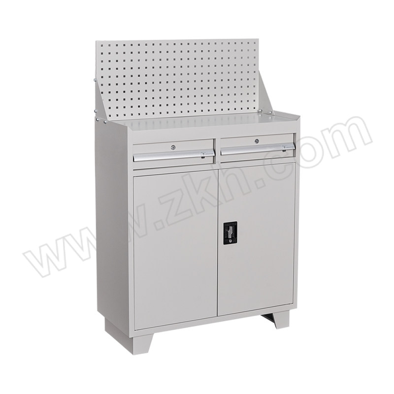 JTSG/京图尚冠 二抽工具柜带工具挂板 TB761 尺寸900×420×1450mm 灰白色 承载100kg 1台