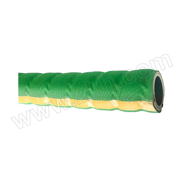 CJFLEX 波纹导电UPE化学品吸排软管 UCSD063 2-1/2" 64×81mm 绿色 长20m 1卷