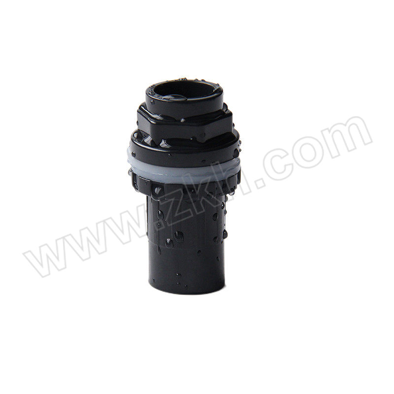 DH/鼎红 鱼缸上下水接头管件 黑色20mm 1个