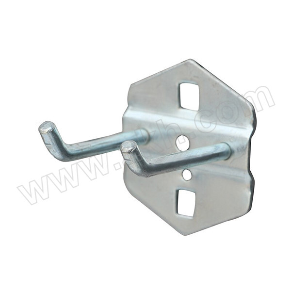 ZKH/震坤行 双斜挂钩 HHS-SX-50 钢制表面镀锌 线径6mm 尺寸50mm 1个