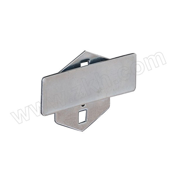 ZKH/震坤行 零件盒挂钩 HHS-LJH-95 钢制表面镀锌 线径6mm 尺寸95×30mm 1个