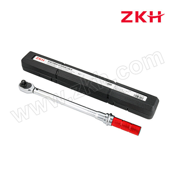 ZKH/震坤行 金属柄棘轮头可调扭力扳手 HHT-TW020210 1/2" 20~210N·m 1把