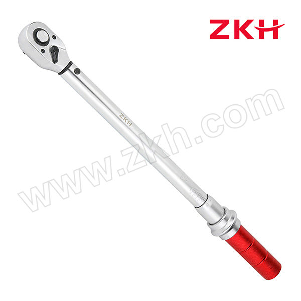 ZKH/震坤行 金属柄棘轮头可调扭力扳手 HHT-TW010110 1/2" 10~110N·m 1把