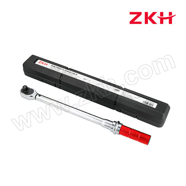 ZKH/震坤行 金属柄棘轮头可调扭力扳手 HHT-TW010110 1/2" 10~110N·m 1把