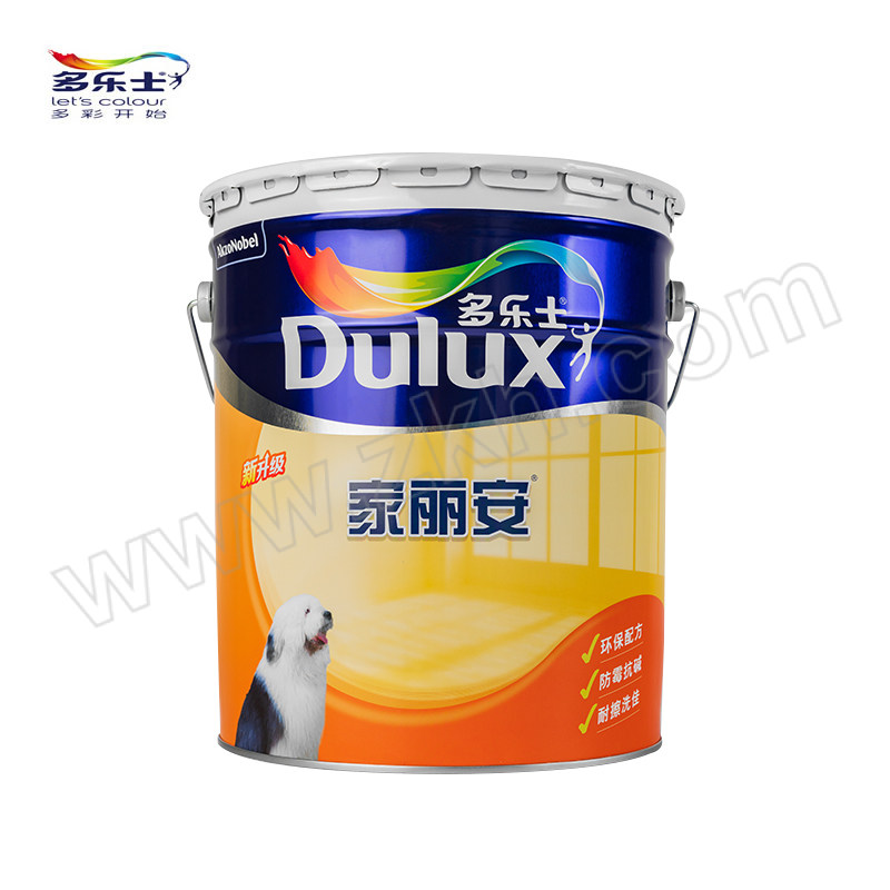 DULUX/多乐士 家丽安墙面漆内墙乳胶漆 A8618 哑光白 5L 1桶
